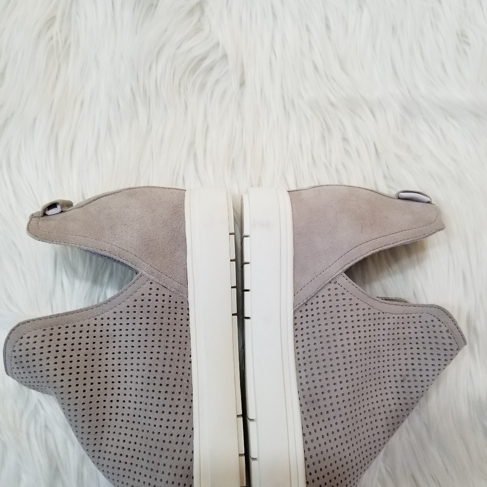 COPY - Steve Madden suede Sneakers  boots grey  SIZE 8M. - Picture 12 of 17